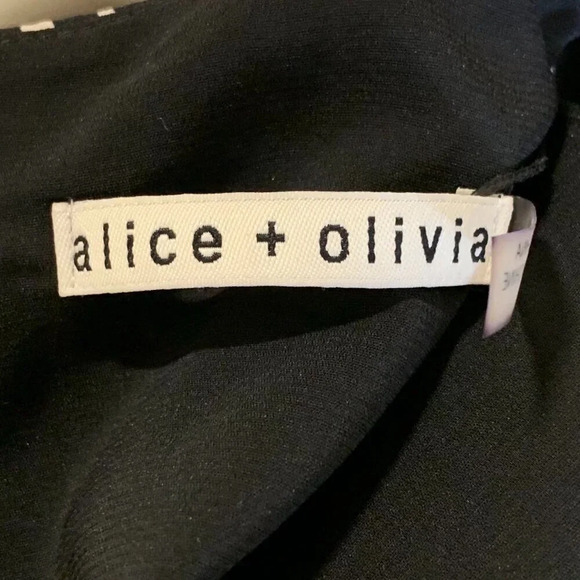 Alice + Olivia Women's Lexa V Neck 100% Silk Ruched‎ Maxi Dress Size 2 NWT $595 - Picture 13 of 16